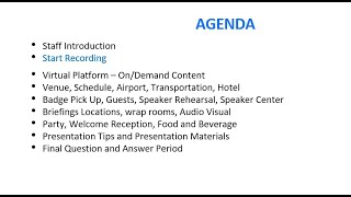 Black Hat Briefings Speaker Orientation- Meeting Recording