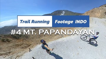 Trail Running Footage INDO #4 Mt.Papandayan : shooted with insta360 ONE R