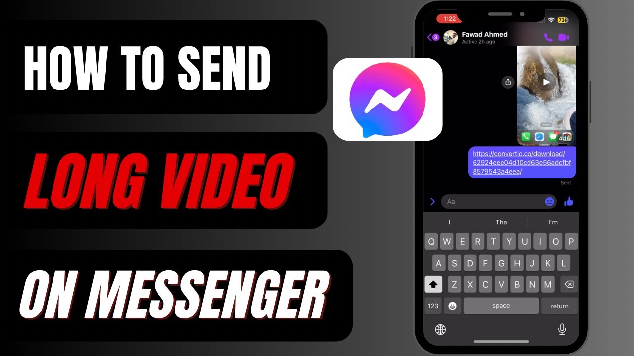 How To Send Long Video On Messenger Iphone | Two Methods - YouTube