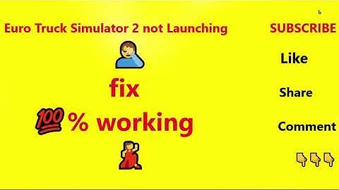 How To Fix Euro Truck Simulator 2 not Launching (100% Working) no tools required