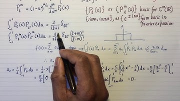 MM72: Legendre basis and orthonormality