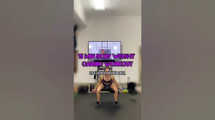 15 Min Cardio Workout | No Equipment 🔥#bodyweightworkout #cardioworkout #noequipmentworkout #fittok