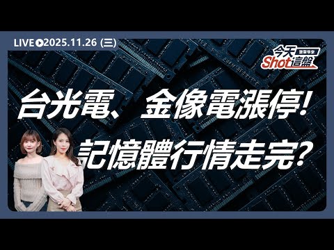 台光電、金像電漲停！記憶體行情走完了？資金輪漲到誰？