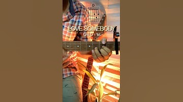 Thumbnail of Love Somebody Morgan Wallen Guitar Tutorial || Love Somebody Guitar Lesson #shorts #music #song