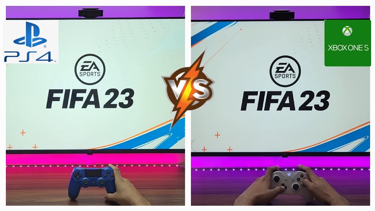 FIFA 23 (PS4 Slim Vs Xbox One S) 
