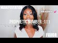 PROPHETIC NUMBER:111 & 1111 GOD says *New Beginners* MANIFESTATION | GOD is releasing your blessings