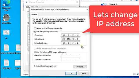 How to change your IP address in Windows 10