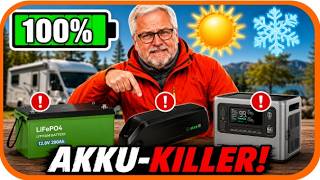 Diese Fehler töten Lithium-Akkus – und fast jeder macht sie Wohnmobil- E-Bike - Powerstation