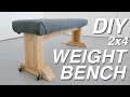 DIY WEIGHT BENCH from 2x4's | Modern Builds image