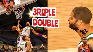 NBA 2K17 IOS/ANDROID MY CAREER- TRIPLE DOUBLE??!!!