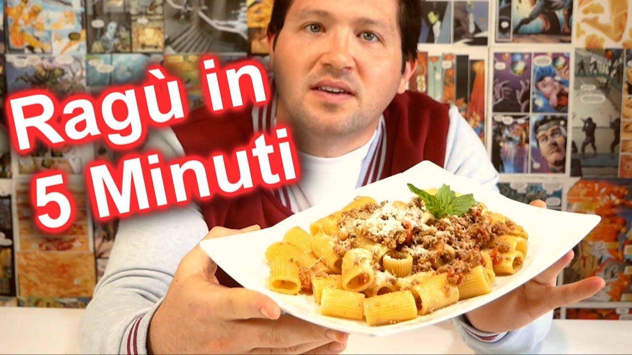 RAGÙ BOLOGNESE con Pomodorini freschi in 5 minuti