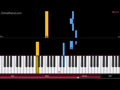 Miss Kobayashi's Dragon Maid OP - Aozora no Rhapsody - EASY Piano Tutorial