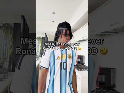 Messi Fans Whenever Ronaldo Plays GOOD 🤣