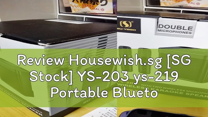 Review Housewish.sg [SG Stock] YS-203 ys-219 Portable Bluetooth ...