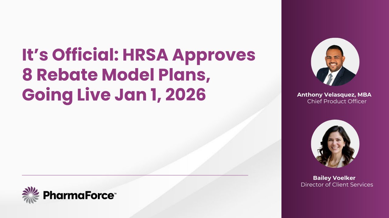 340B Rebate Model: 8 Plans Going Live Jan 1 2026