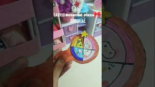 #sanrio rotating pizza🍕#shorts #diy #craft #papercraft #foodie #viral #art #music #pinterest #fyp