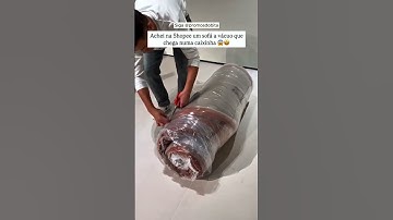Achei na Shopee um sofá a vácuo que chega numa caixinha! #achadinhos #shopee