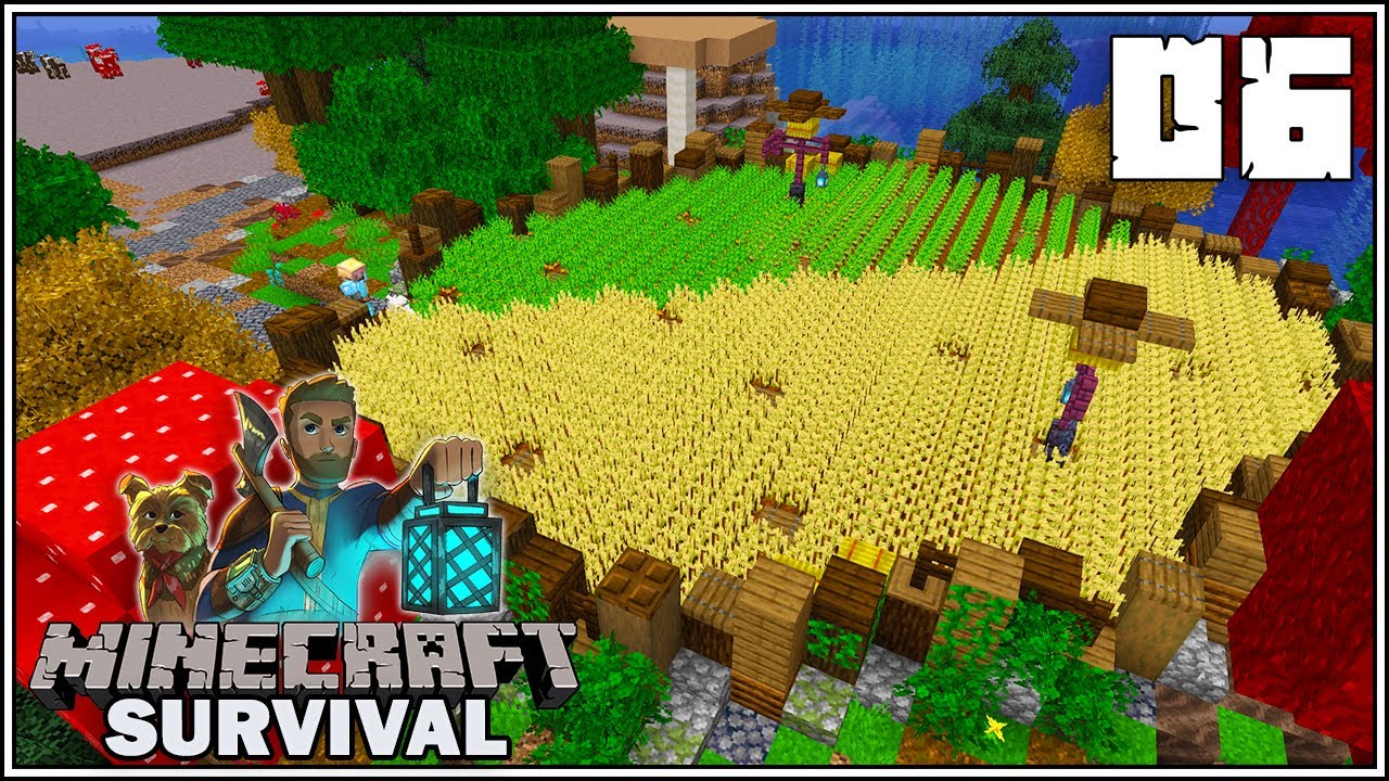 CROP FIELDS & BASTION ADVENTURE!!! - Minecraft 1.16 Survival Let's Play - Episode 6