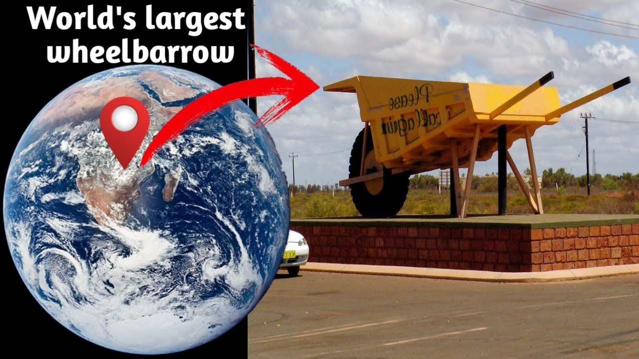 World's largest wheelbarrow 🦽🤯😱 on google maps and google earth 🌎 map