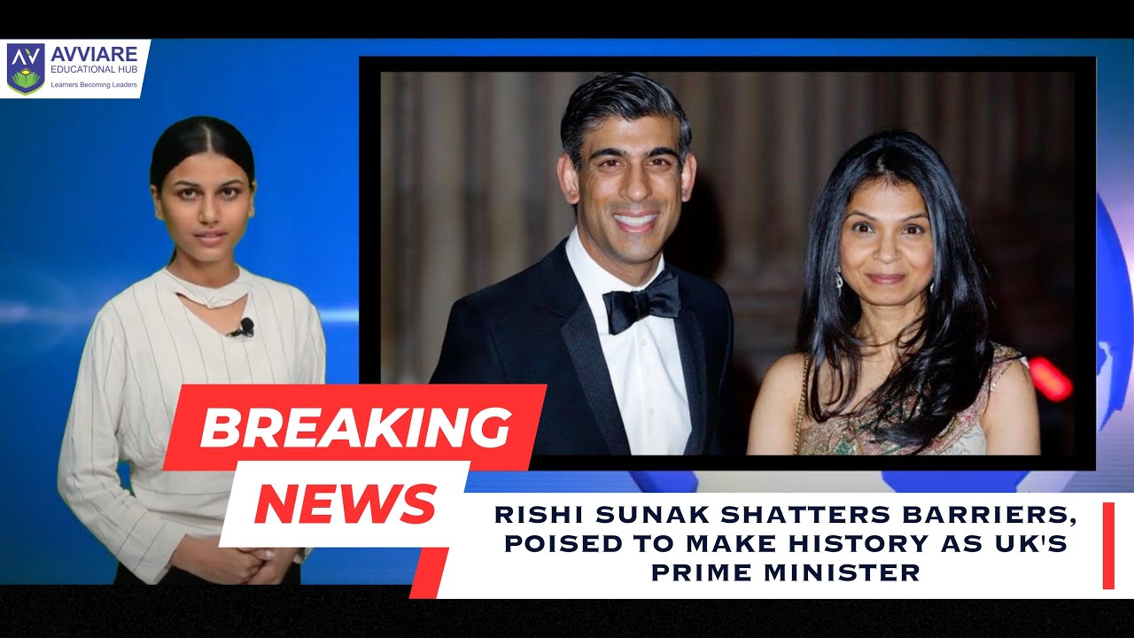 Breaking News :Rishi Sunak Shatters Barriers, Poised to Make History as UK's Prime Minister