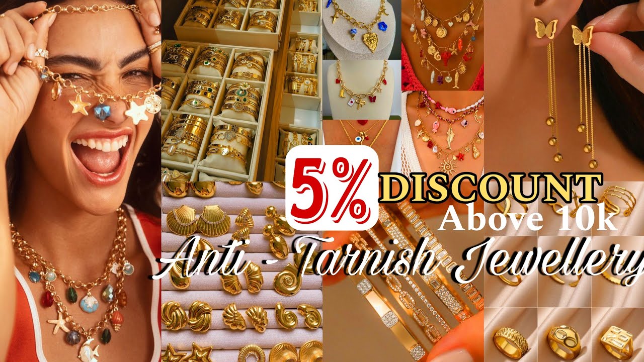 Imported Anti-Tarnish & Waterproof Jewellery Collection 2026 |  : )