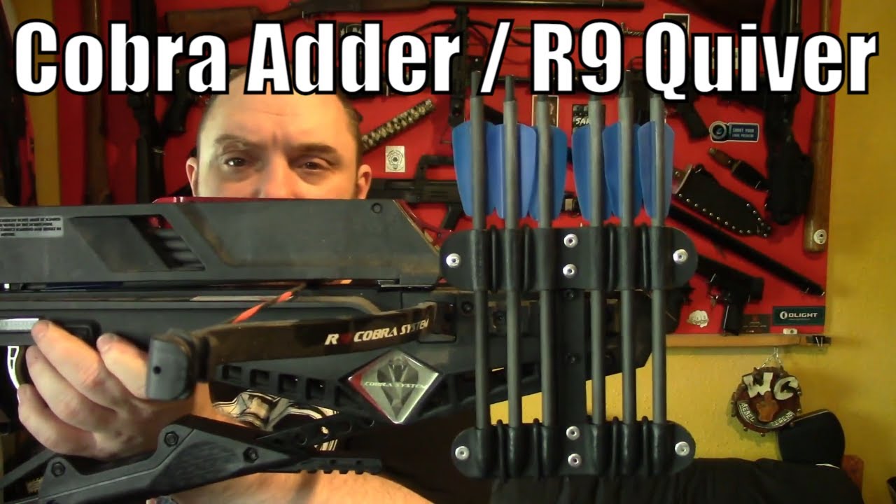 Cobra Adder & R9 Crossbow Quiver (Bolt Holder) YouTube
