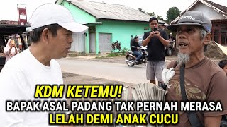 KDM KETEMU! BAPAK JULI ASAL PADANG | TAK PERNAH MERASA LELAH DEMI AN4K CUCU