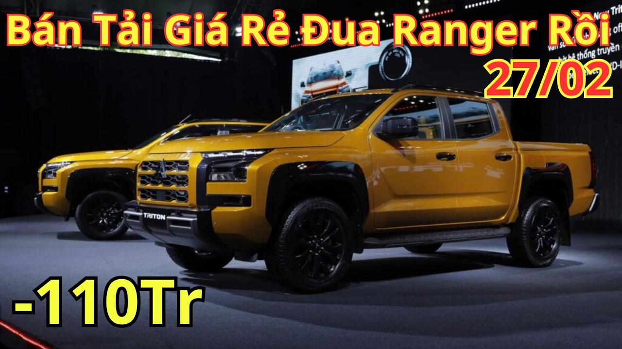 ✅Giá Khuyến Mại Mitsubishi Triton Cuối Tháng 2. Bán Tải Giá Rẻ Đua Ranger Lăn Bánh Mới | Xegiatot24h
