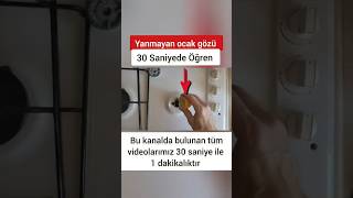 Ocak Gözü Neden Yanmaz Ocağın bir gözü yanmıyor Ocağın gözü az yanıyor Ocak Çakmağı ateşlemiyor