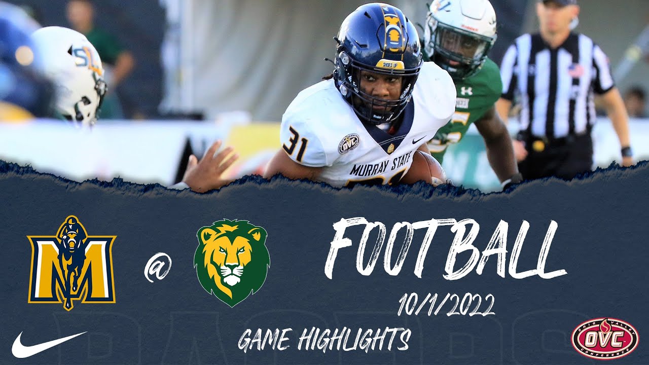 Murray State at Southeastern Louisiana Football Highlights 1012022 YouTube