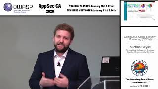 Continuous Cloud Security Monitoring (CCSM) - Michael Wylie