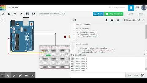 General Module: Circuits Tilt Sensor | Tinkercad