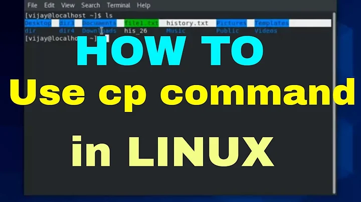 How to use cp command in Linux with Examples Explaination