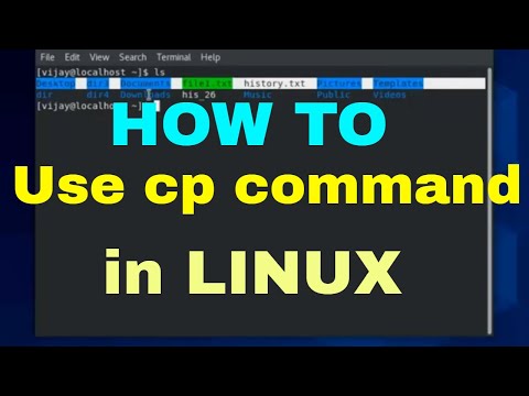 How to use cp command in Linux with Examples Explaination