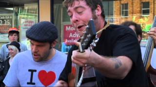 Larry & His Flask in John Frost Square Newport. RSD 2013. chords