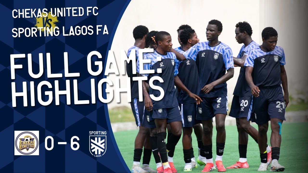 HIGHLIGHTS | Chekas 0-6 Sporting Lagos FA | NLO25 MD3