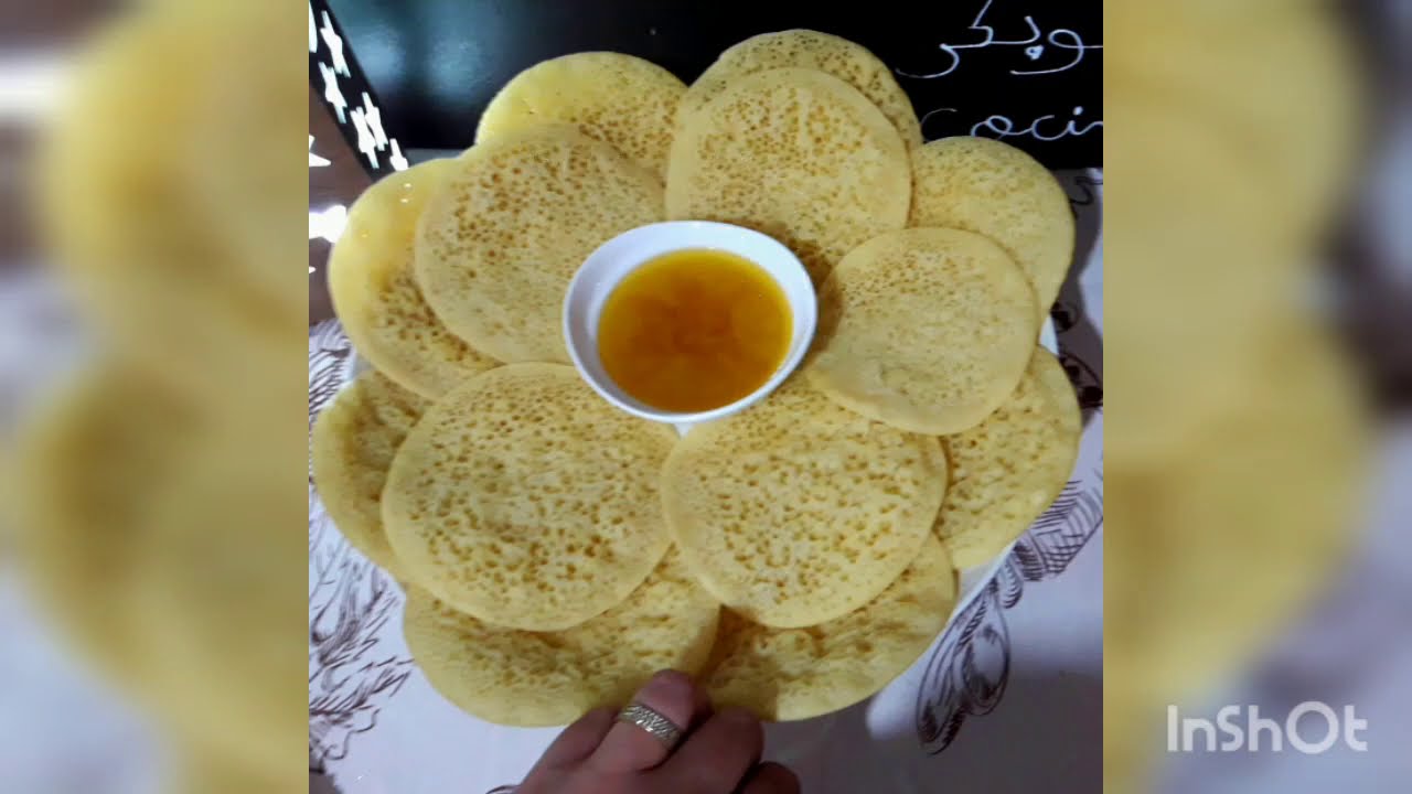 بغرير في 10 دقائق سريع التحضير و ناجح من اول تجربة  Crep Marroquí (Baghrir) súper fácil