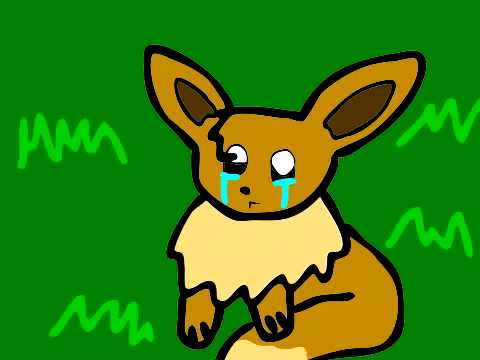 eevee crying.