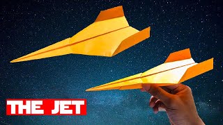 How to make a Paper Airplane - best paper airplane - Jet