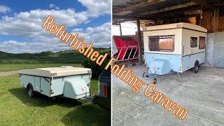 : I refurbished a vintage folding caravan!!