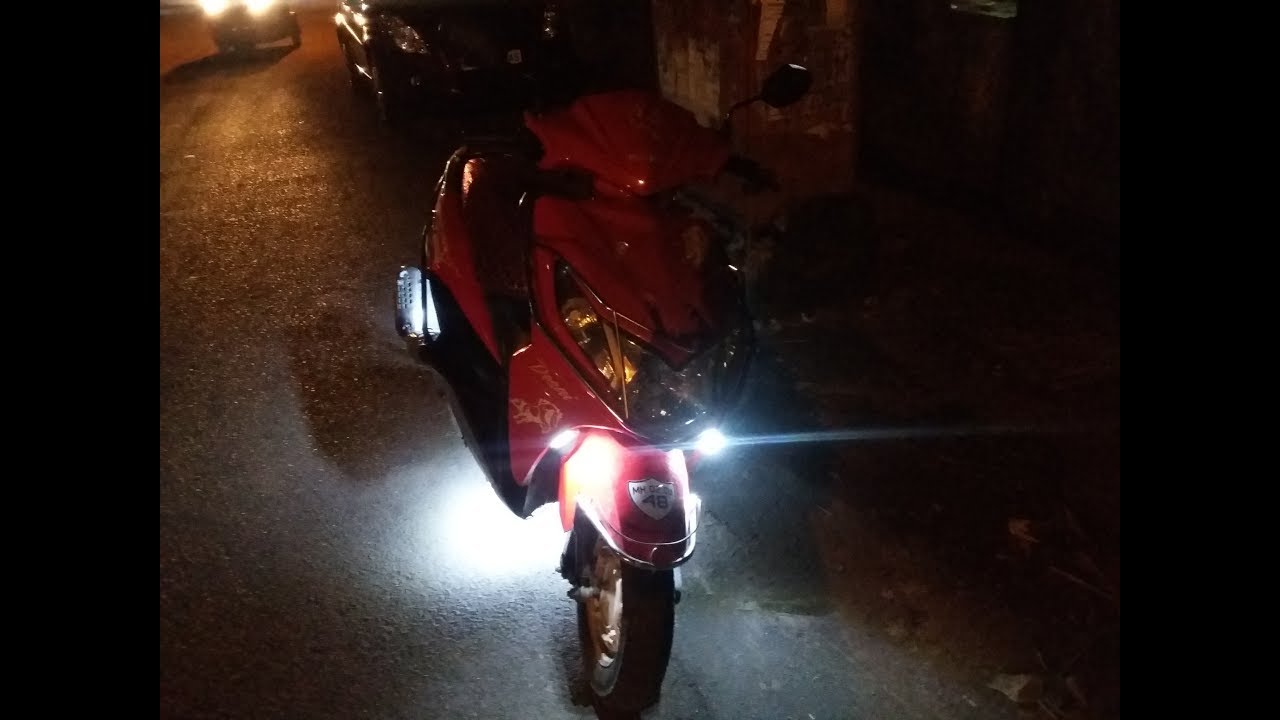 How To Install Led light In Hond Dio YouTube