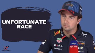 Sergio Perez: Carlos moved too quickly   | Interview Azerbaijan GP 2024