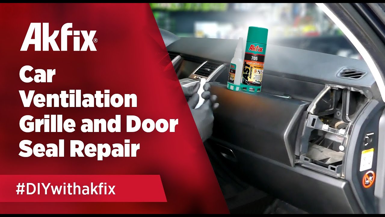 Car Ventilation Grille and Door Seal Repair 