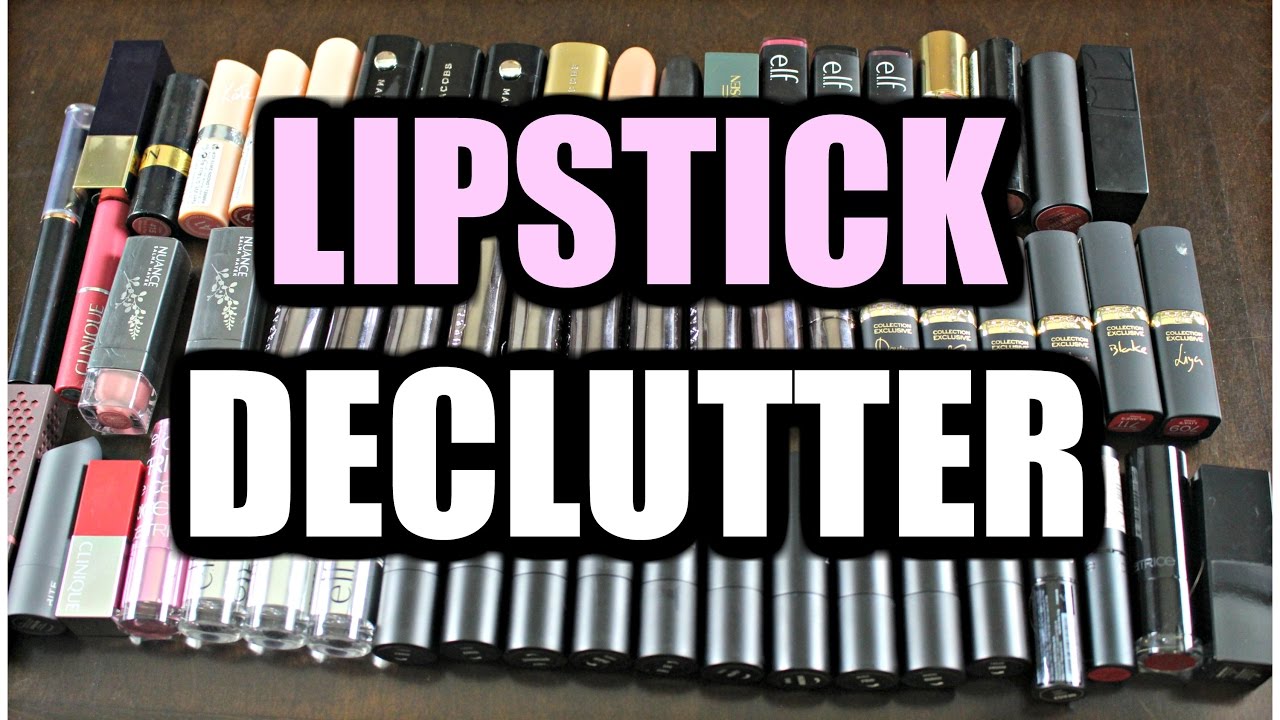 Lipstick Declutter 2017