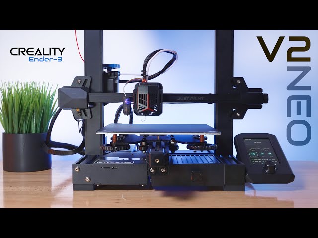 Official 3D Printer CREALITY Ender 3 v2 Neo New Upgrade Version with  CR-Touch Auto Leveling 95% Pre-Installed Resume Printing and Metal Extruder  New