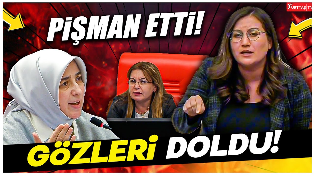DEM'li Vekil Burcugül Çubuk Mecliste AKP'lilere Gözleri Dolu Dolu Meydan Okudu! 