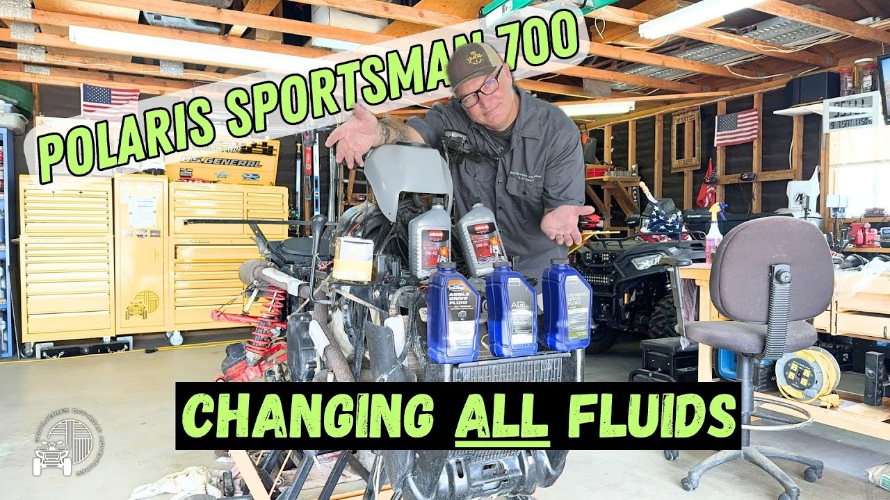 Polaris Sportsman 700 - Changing ALL Fluids | Engine Oil, Transmission Oil, Front & Rear Gearcase