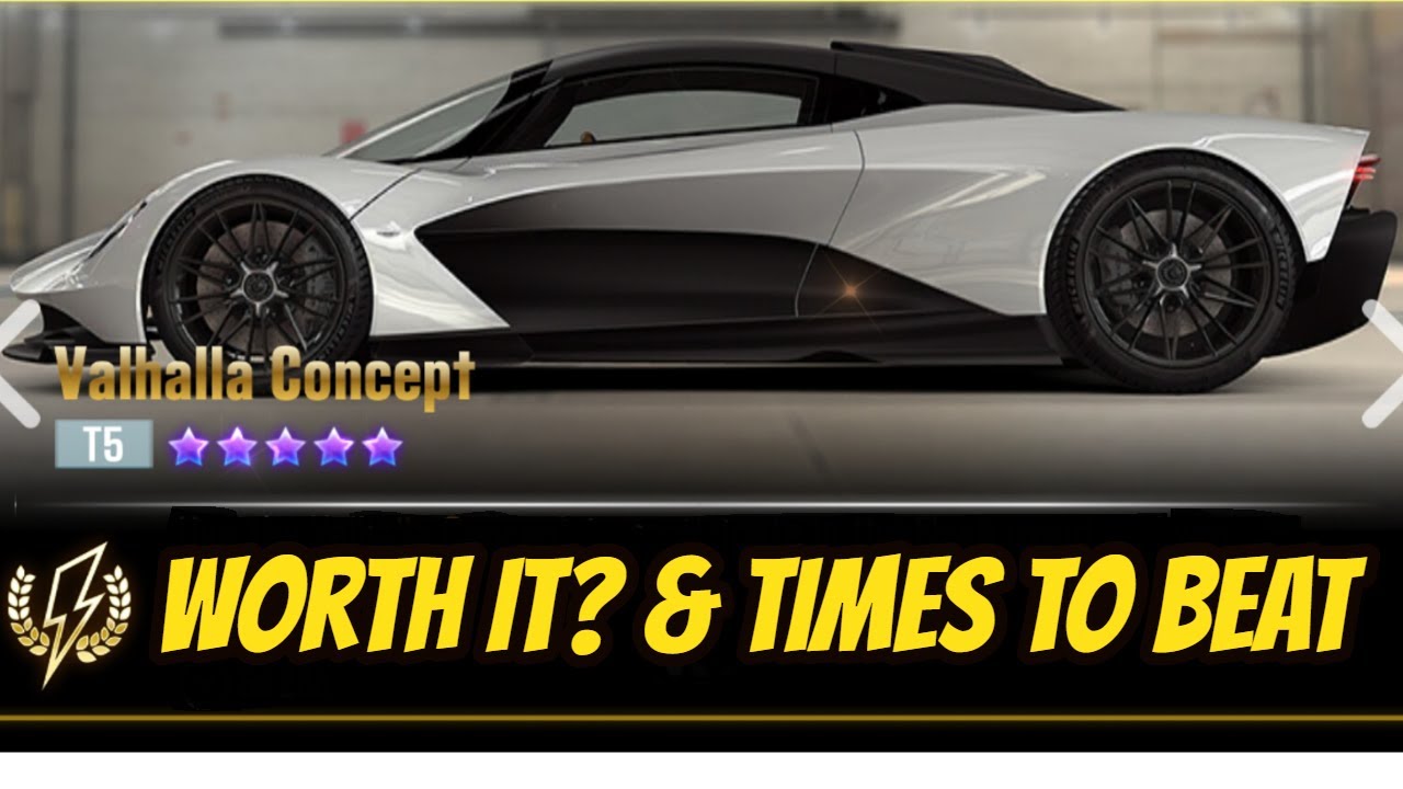 CSR2 | Aston Martin Valhalla "Concept" Flash Event | Times to Beat Last 3 Races & Worth It? | Tune