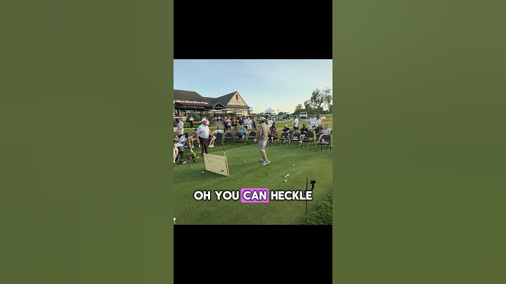 Heckler Gets Heckled #golf #golfswing