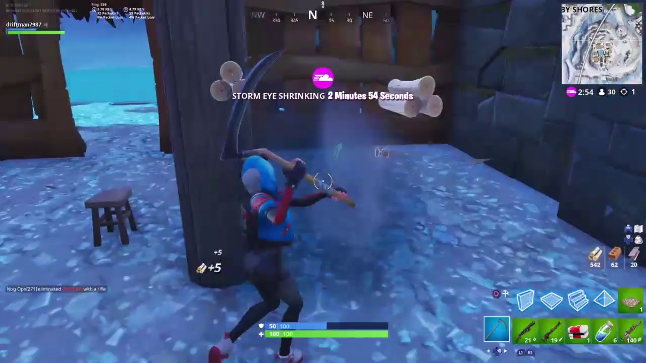 INTENSE SEASON 7 GAMEPLAY IN FORTNITE BATTLE ROYAL 240+ WINS